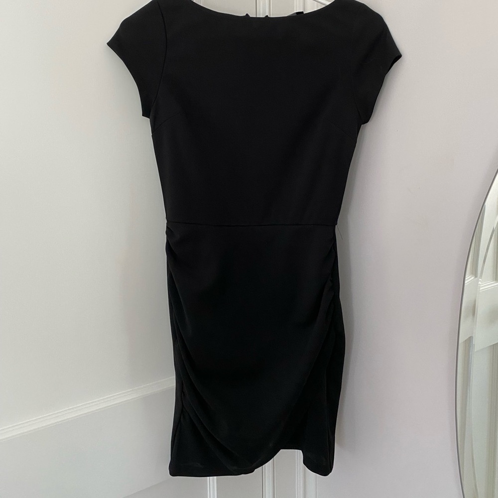 Womens Aqua black mini dress